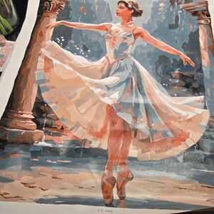 Elegant Ballerina Canvas Art